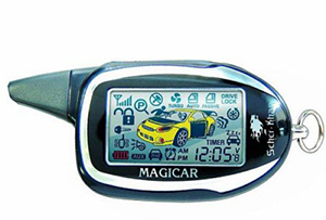 Пейджер Брелок Scher-Khan Magicar 7 ЖК б.у.